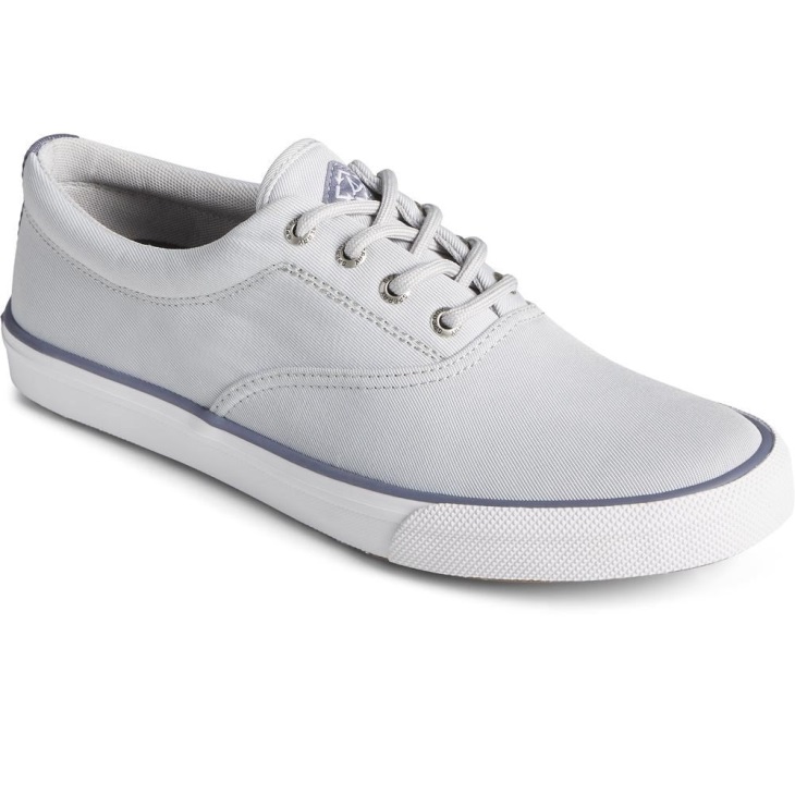 Male Striper II CVO Sustainable Lace Shoes Grey Sperry