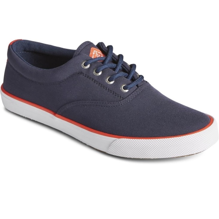 Male Striper II CVO Sustainable Lace Shoes Sperry Navy