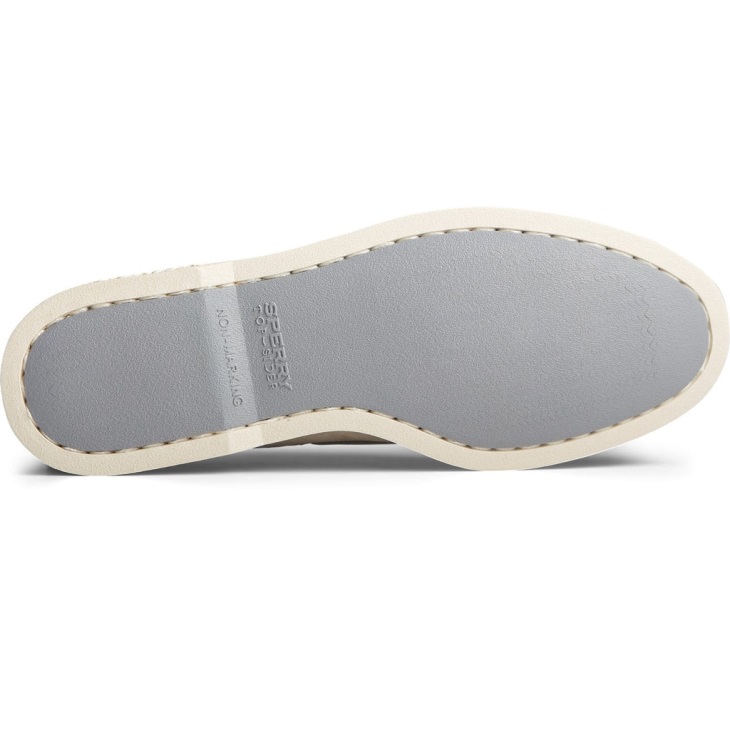 Men's A/O 2-Eye Tumbled/Nubuck Lace Shoes Sperry Grey