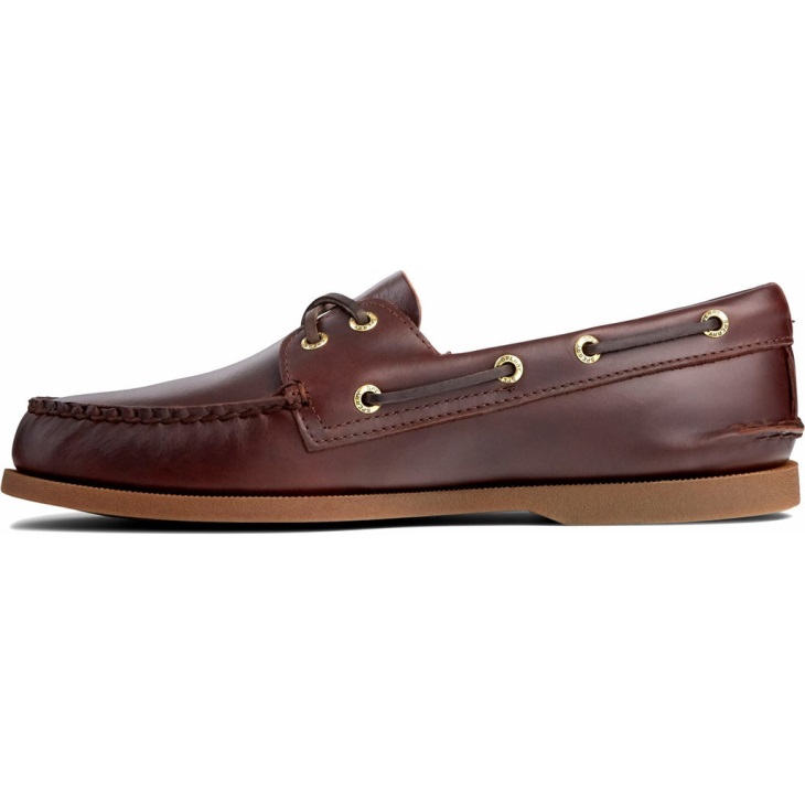 Men's Authentic Original Leather Boat Shoe Amaretto Sperry