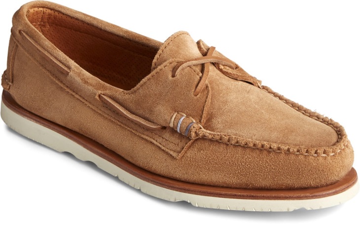 Men's Authentic Original Sunspel Boat Shoe Suede Sperry