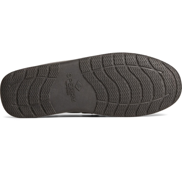 Men's Doyle Moccasin Slippers Charcoal Sperry