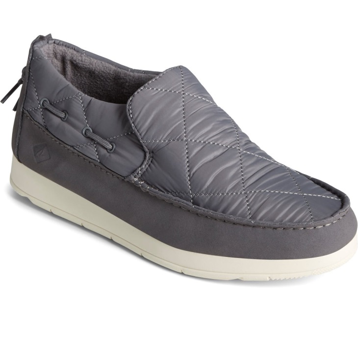 Men's Moc-Sider Nylon Slip On Grey Sperry