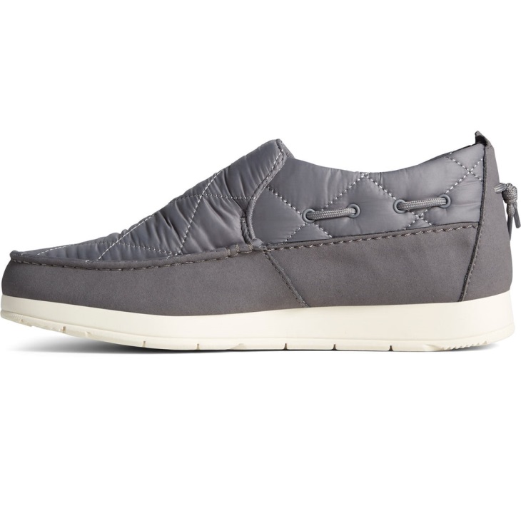 Men's Moc-Sider Nylon Slip On Grey Sperry