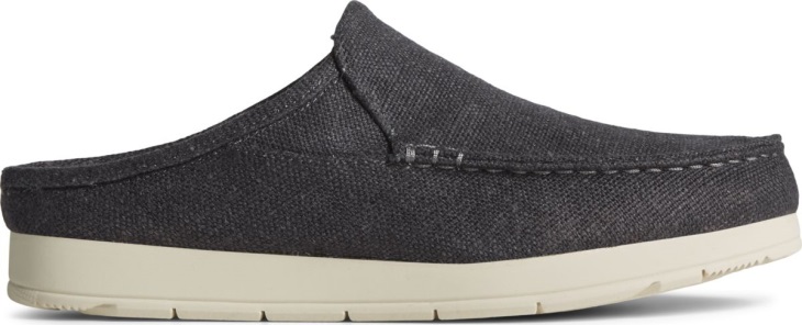 Moc-Sider Hemp Mule Black Sperry