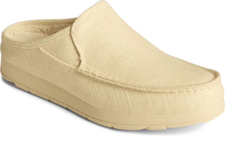 Moc-Sider Hemp Mule Cream Sperry