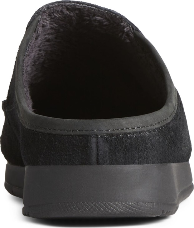 Moc-Sider Suede Slip On Black Sperry