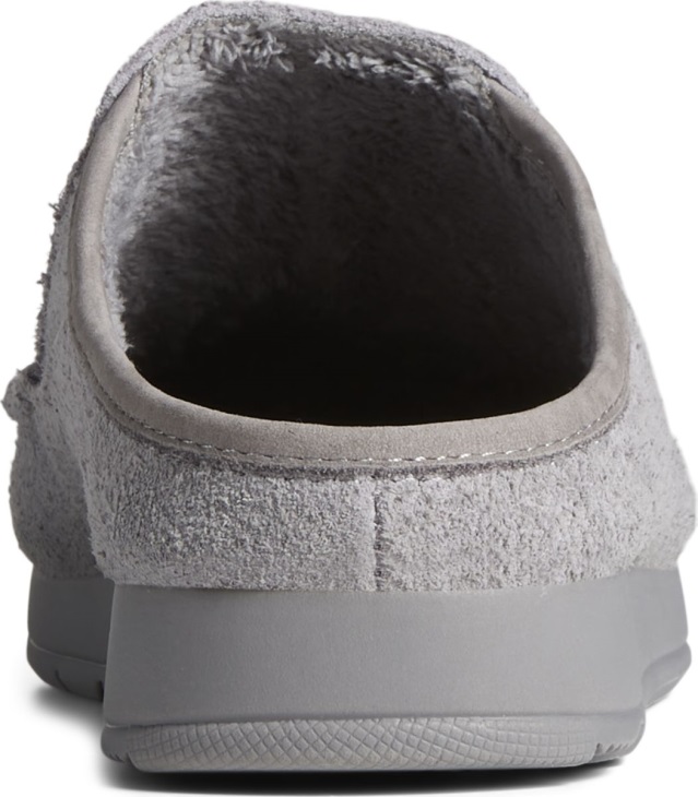 Moc-Sider Suede Slip On Sperry Grey