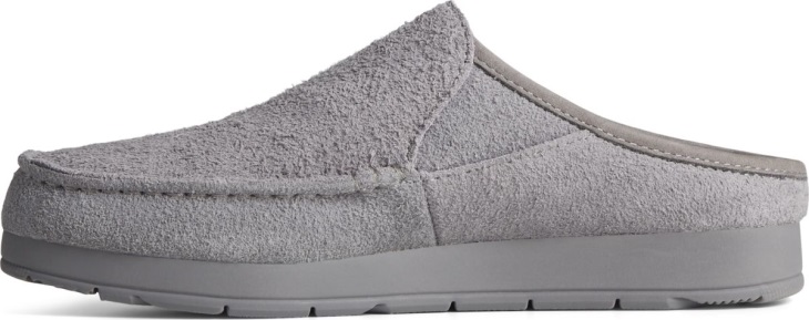 Moc-Sider Suede Slip On Sperry Grey
