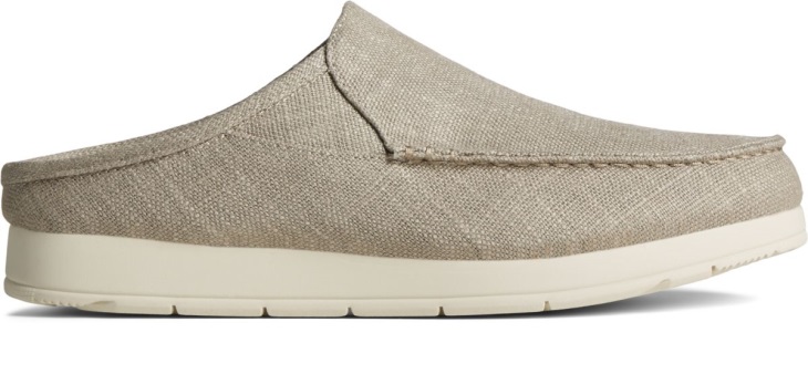 Moc-Sider Textile Mule Sperry Taupe
