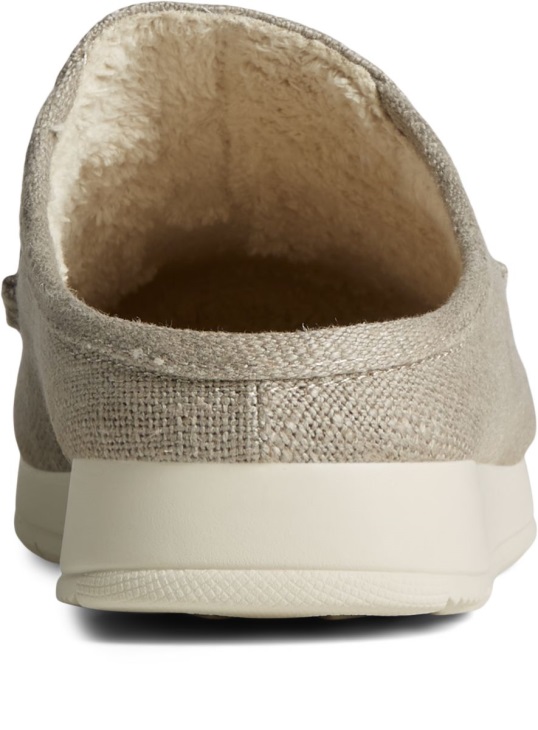 Moc-Sider Textile Mule Sperry Taupe