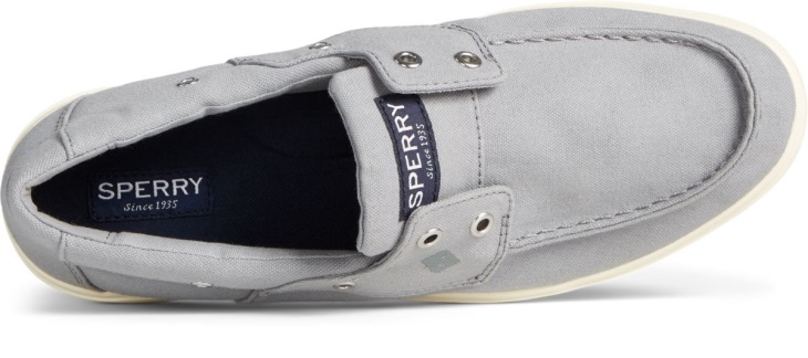 Outer Banks 2-Eye Canvas Boat Shoe Sperry Grey