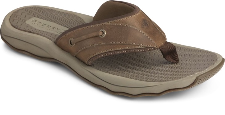 Outer Banks Flip Flop Sperry Brown