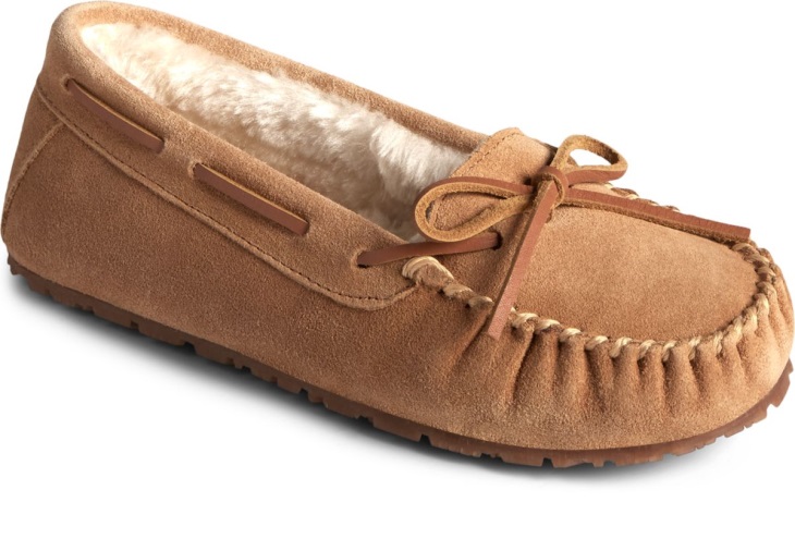 Reina Junior Trapper Slipper Cinnamon Sperry