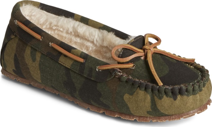 Reina Junior Trapper Slipper Sperry Camo
