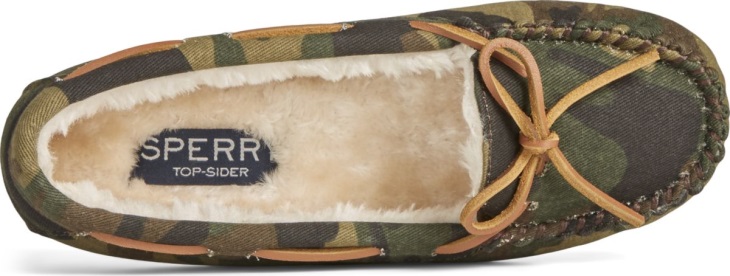 Reina Junior Trapper Slipper Sperry Camo