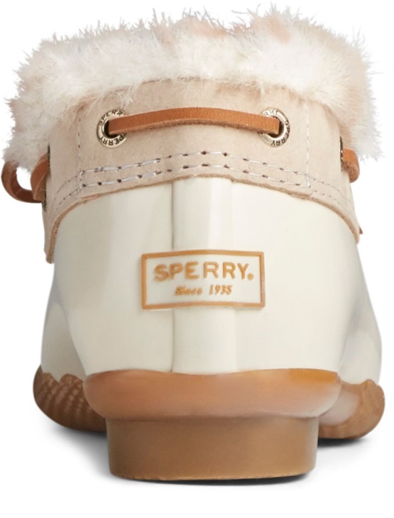 Saltwater 1-Eye Cozy Duck Boot Sperry Ivory