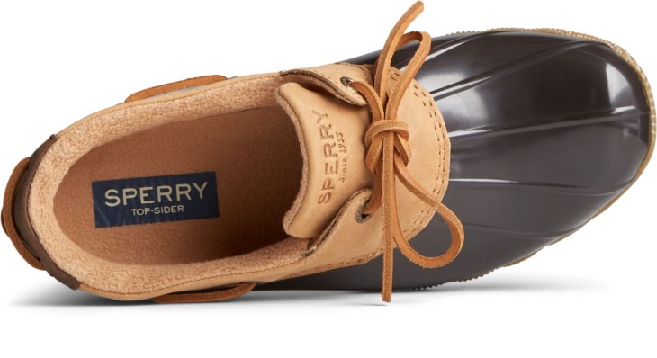 Saltwater 1-Eye Leather Duck Boot Sperry Tan Brown