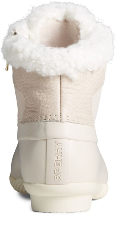 Saltwater Alpine Leather Duck Boot Ivory Sperry