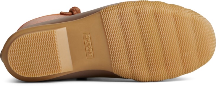 Saltwater Croc Leather Duck Boot Sperry Tan