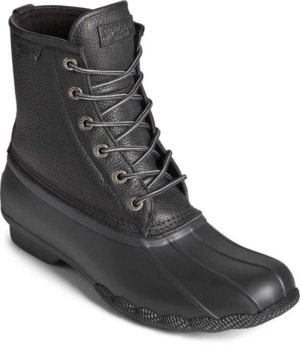 Saltwater Duck Boot Black Sperry