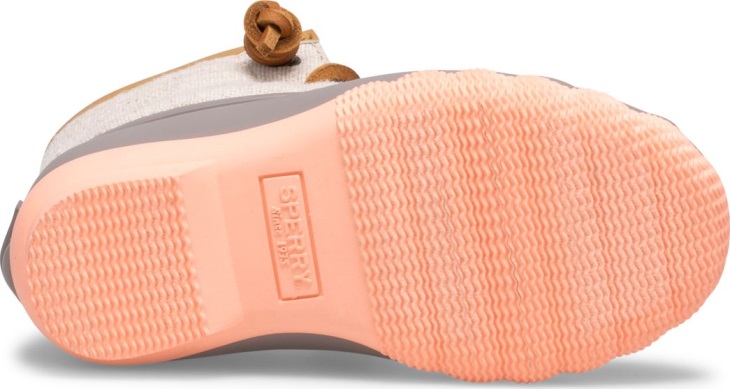 Saltwater Duck Boot Linen Rose Sperry
