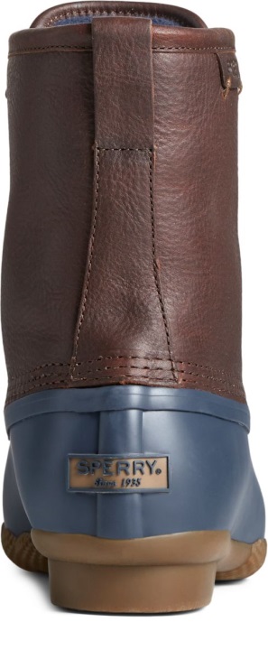 Saltwater Duck Boot Sperry Brown Navy