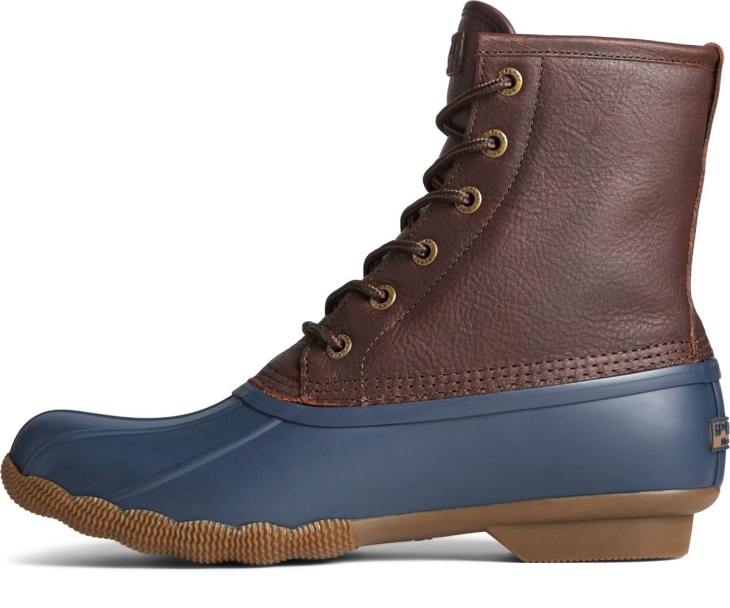 Saltwater Duck Boot Sperry Brown Navy