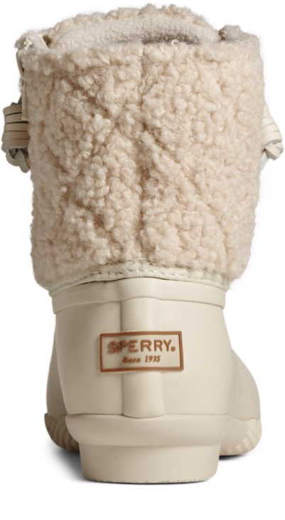 Saltwater Sherpa Duck Boot Sperry Off White