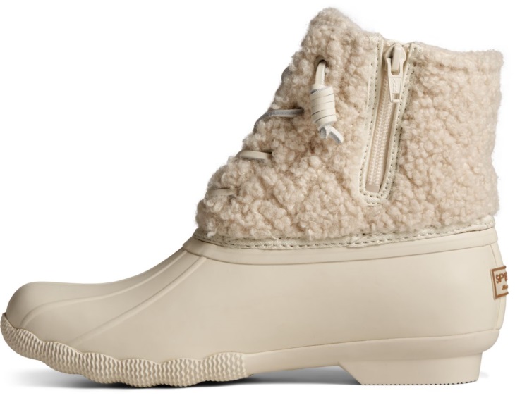 Saltwater Sherpa Duck Boot Sperry Off White
