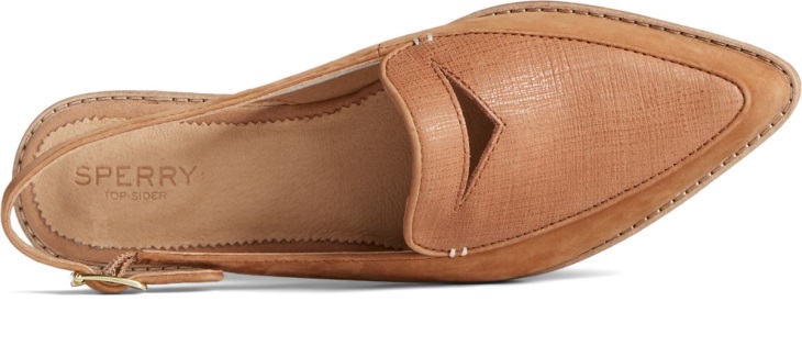 Saybrook Leather Slingback Tan Sperry