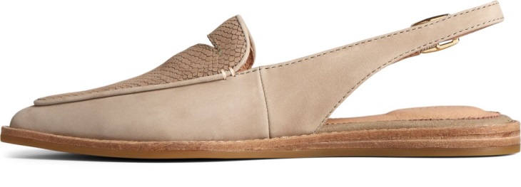 Saybrook Leather Slingback Taupe Sperry