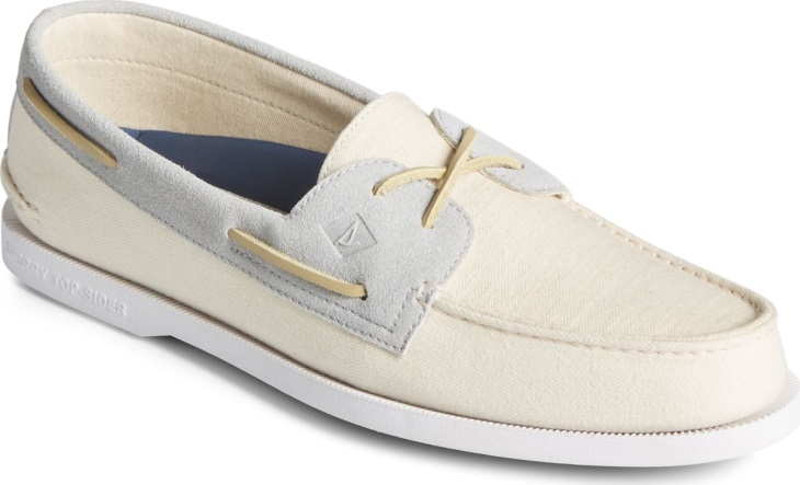 SeaCycled Authentic Original 2-Eye Boat Shoe Sperry Natural