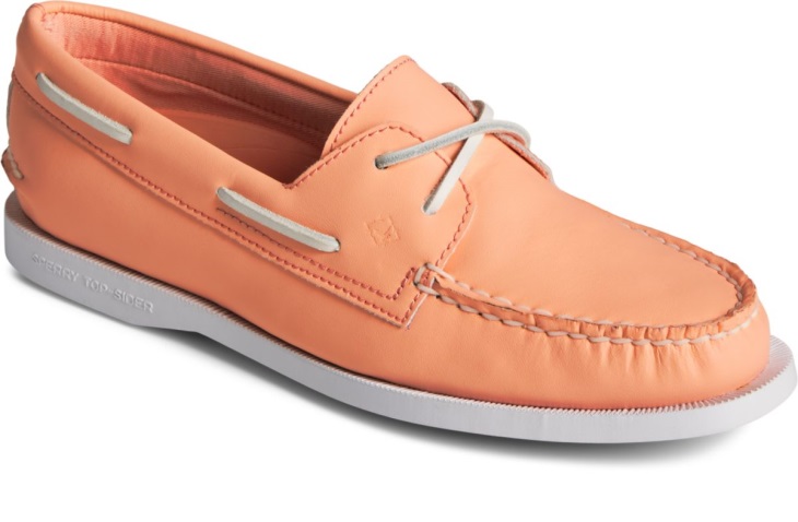 SeaCycled Authentic Original 2-Eye Boat Shoe Sperry Peach