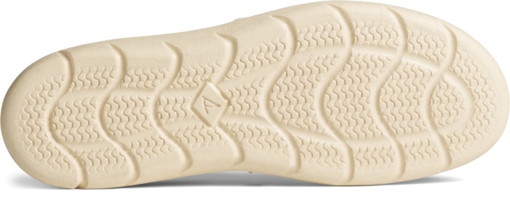 SeaCycled Captain's Moc Slip On Cream Sperry