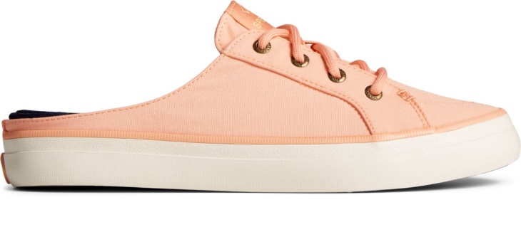 SeaCycled Crest Vibe Pastel Mule Sneaker Peach Sperry