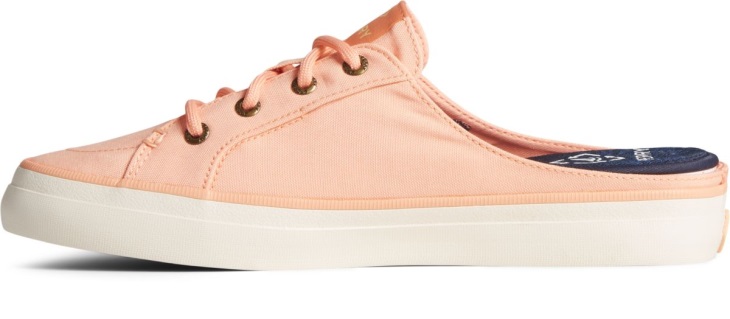 SeaCycled Crest Vibe Pastel Mule Sneaker Peach Sperry