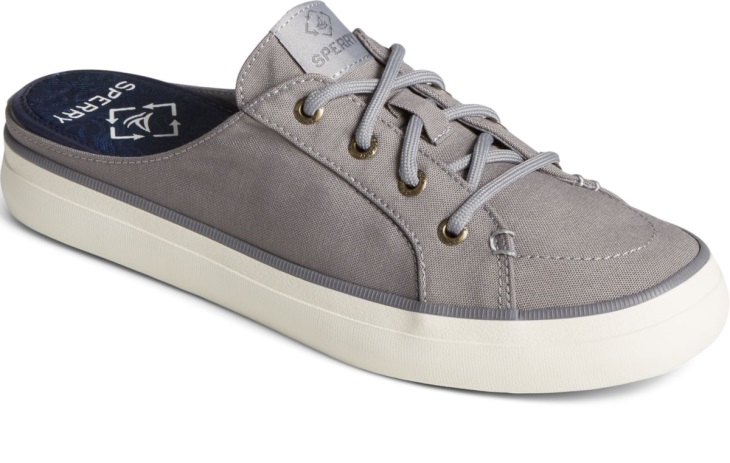 SeaCycled Crest Vibe Pastel Mule Sneaker Sperry Grey
