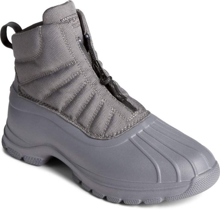 SeaCycled Duck Float Zip Up Boot Grey Sperry