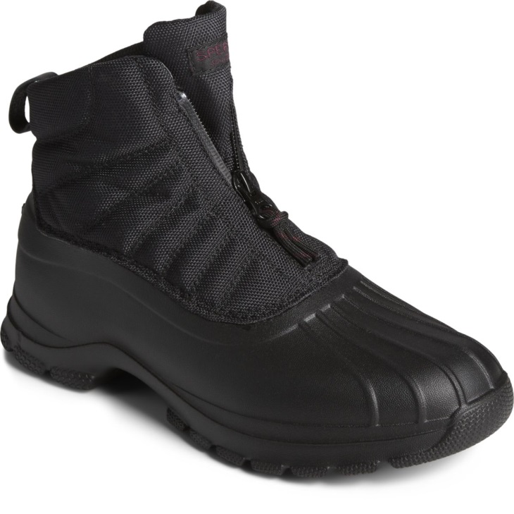 SeaCycled Duck Float Zip Up Boot Sperry Black