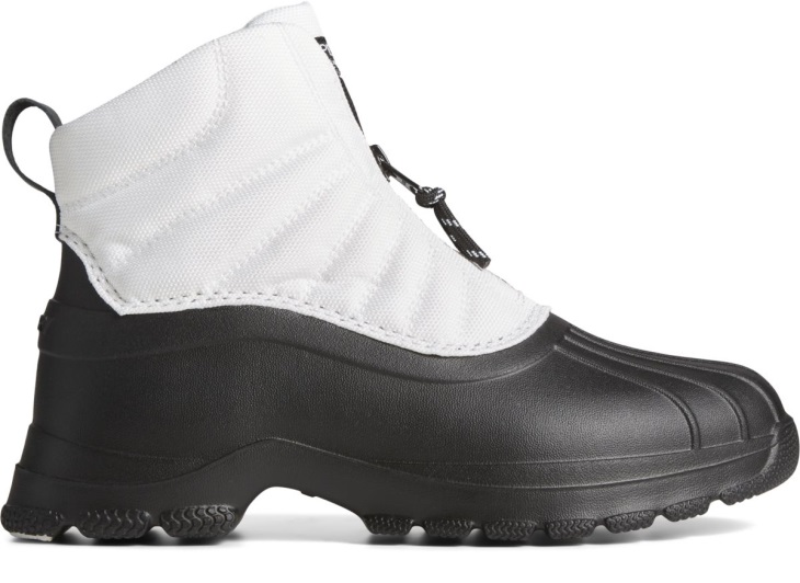 SeaCycled Duck Float Zip Up Boot White Sperry