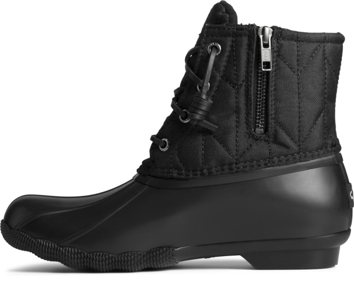 SeaCycled Saltwater Nylon Duck Boot Sperry Black