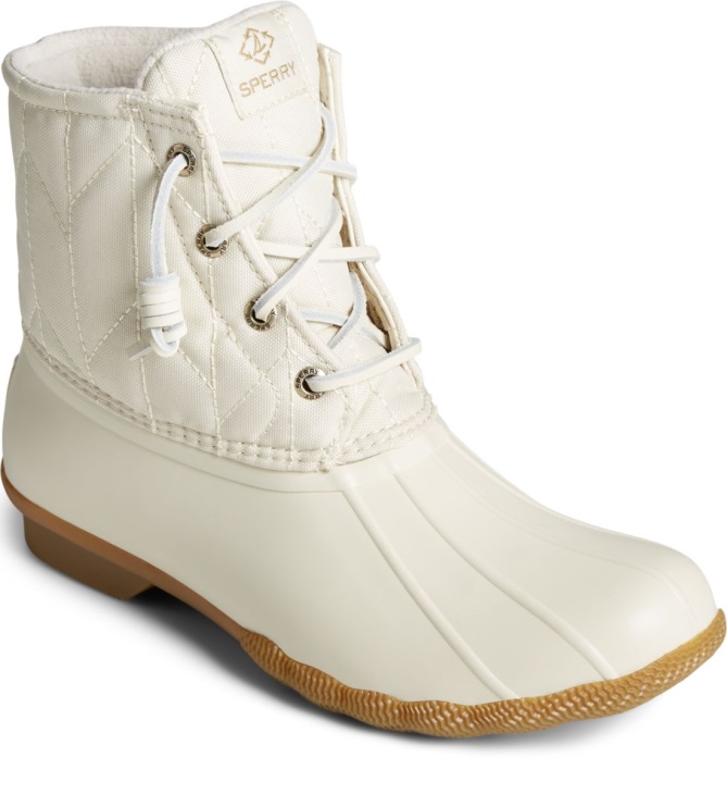 SeaCycled Saltwater Nylon Duck Boot Sperry Ivory
