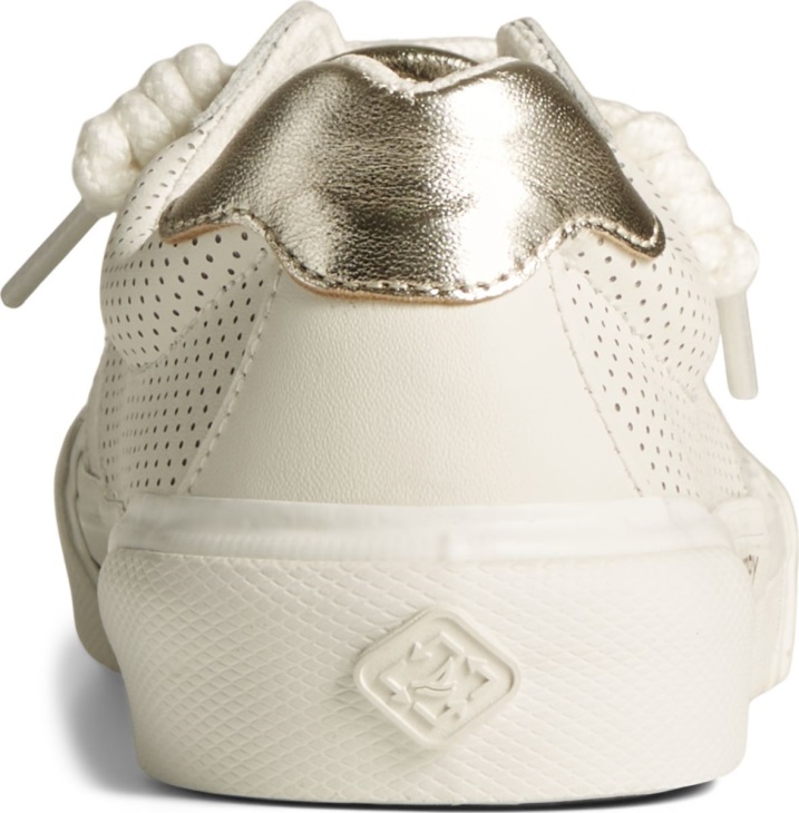 SeaCycled Soletide Racy Metallic Sneaker White Sperry