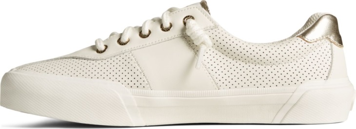 SeaCycled Soletide Racy Metallic Sneaker White Sperry