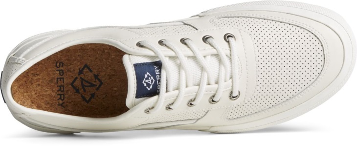 SeaCycled Soletide Sneaker Sperry White