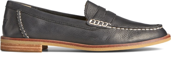Seaport Penny Leather Loafer Sperry Black