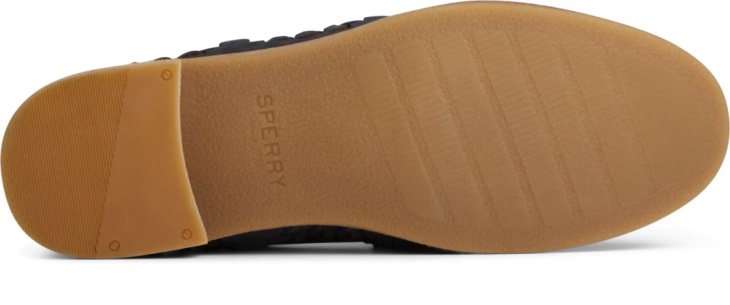 Seaport Penny PLUSHWAVE Woven Leather Loafer Sperry Black