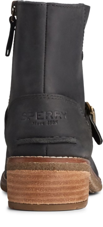 Seaport Storm Short Shackle Boot Black Sperry