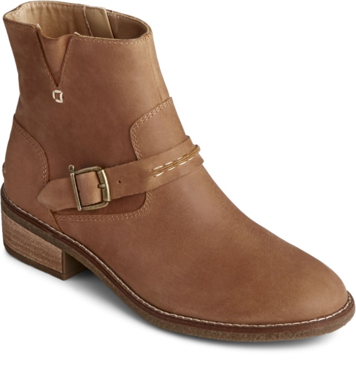 Seaport Storm Short Shackle Boot Tan Sperry